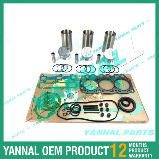 New for Mitsubishi L3E overhaul kit with full gasket set STD (PIN-21MM)