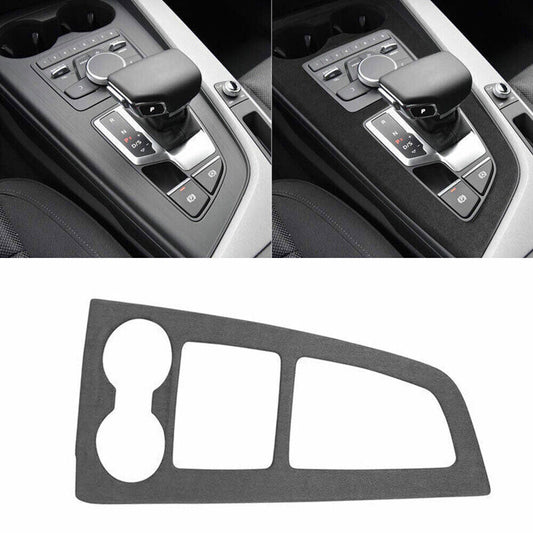 for Audi A4 A5 2017-2019 Black Alcantara Middle Console Gear Shift Cover Trim 1P