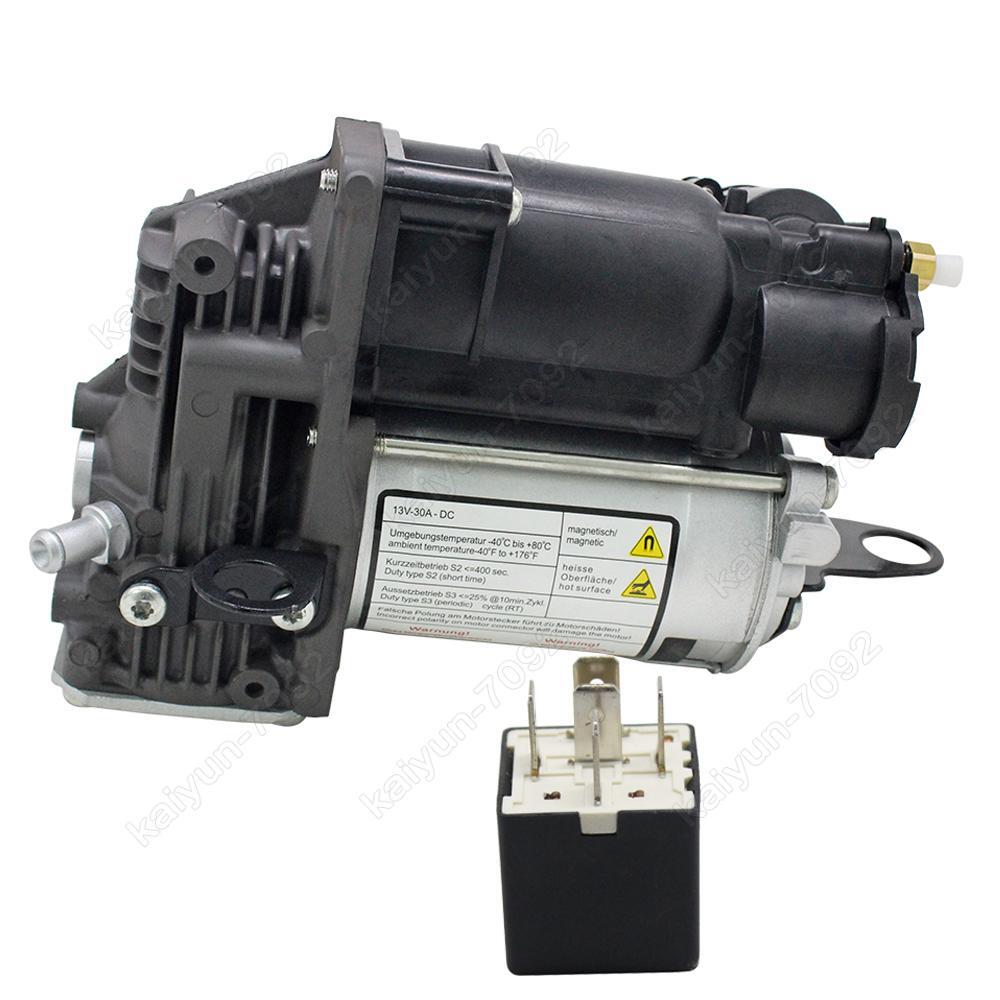 for Mercedes W166 X166 ML350 GL450 GL550 Air Suspension Compressor Pump + Relay