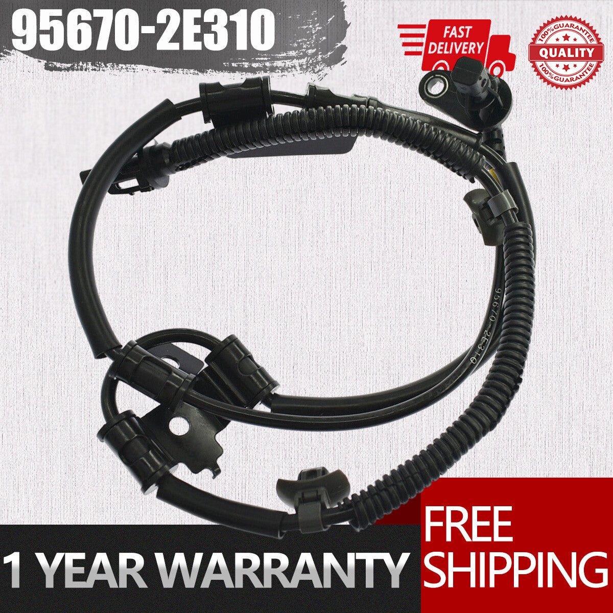 For 2005-2009 for Hyundai for Tucson Front Right ABS Wheel Speed Sensor 95670-2E310