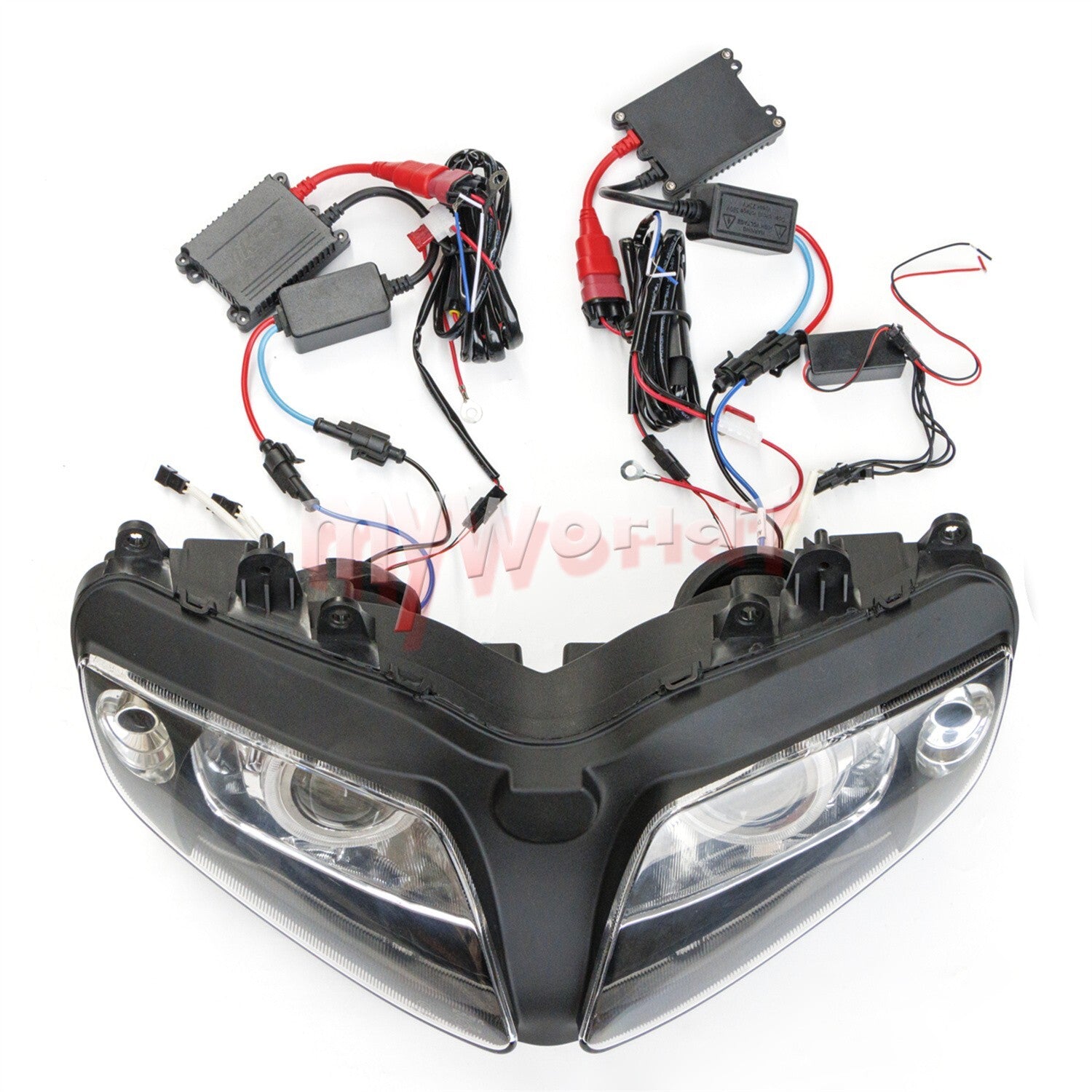 Motorcycle HID Projector Headlight Assembly Fit For SV650S SV1000S 2003-2012