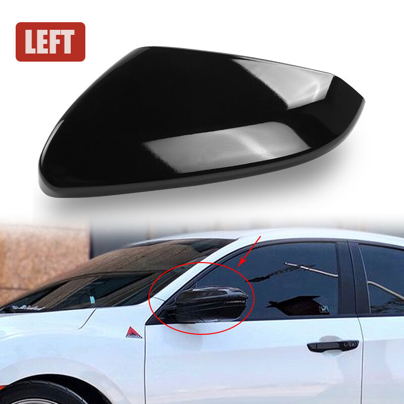 Front Driver Left Side Rearview Mirror Cap Cover for HONDA for CIVIC 2016-2021 US