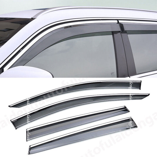 for Volvo S60 2019-2022 Window Visor Vent Sun Shade Rain Guard Door Splitter 4x
