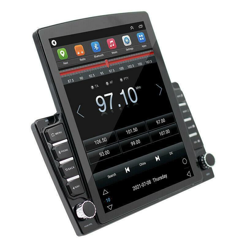 9.7Double Din Car Stereo Vertical Screen Car FM Radio Android 9.1 GPS Navi WiFi