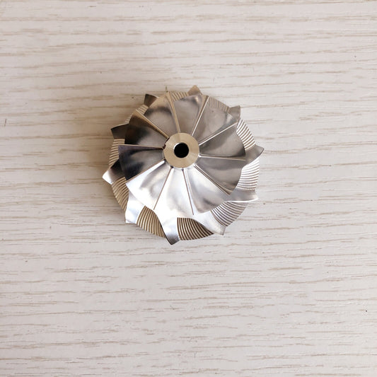 GT12 36.35/49.00 mm 10+0 Blade High-Performance Turbine Billet Compressor Wheel