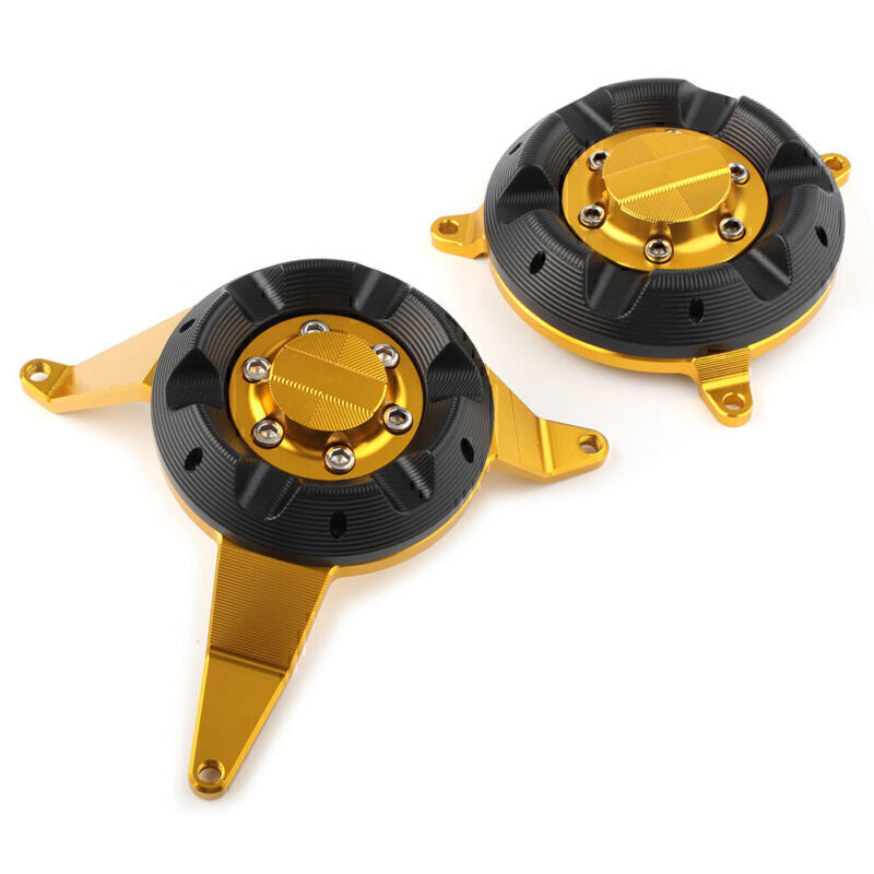CNC Aluminum Front Engine Stator Cover Protector Fit for Kawasaki Z900 2017-23 Gold