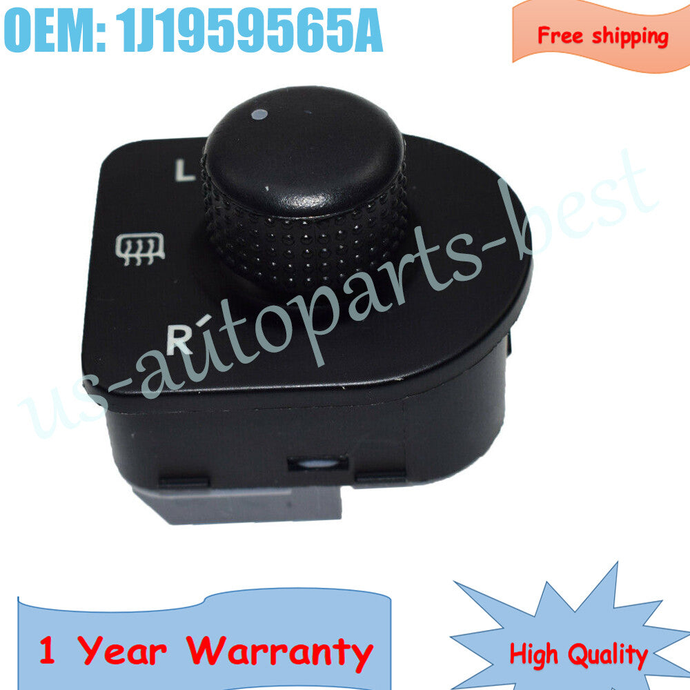 Outside Mirror Switch Knob for VW BEETLE for GOLF for JETTA 1998-2007 1J1959565A