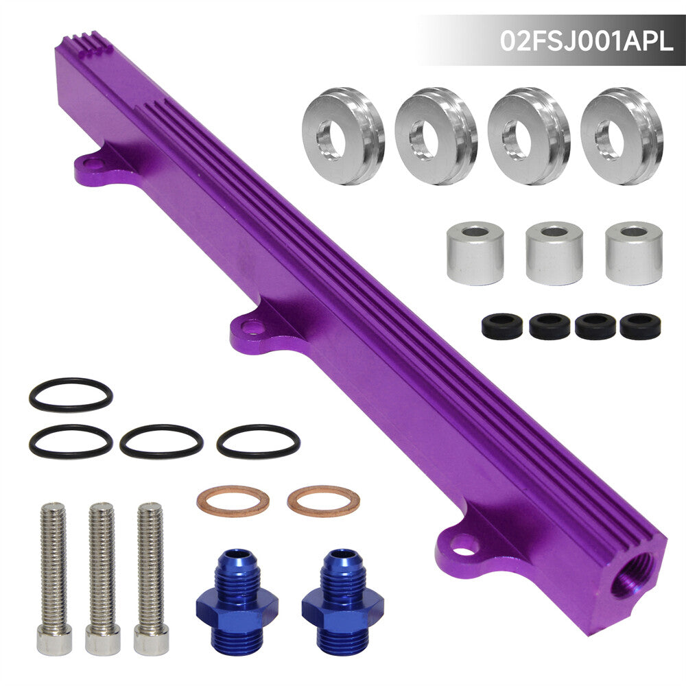 High Flow Fuel Injector Rail for Honda for Civic for Acura Integra B16 B18 90-01 Purple