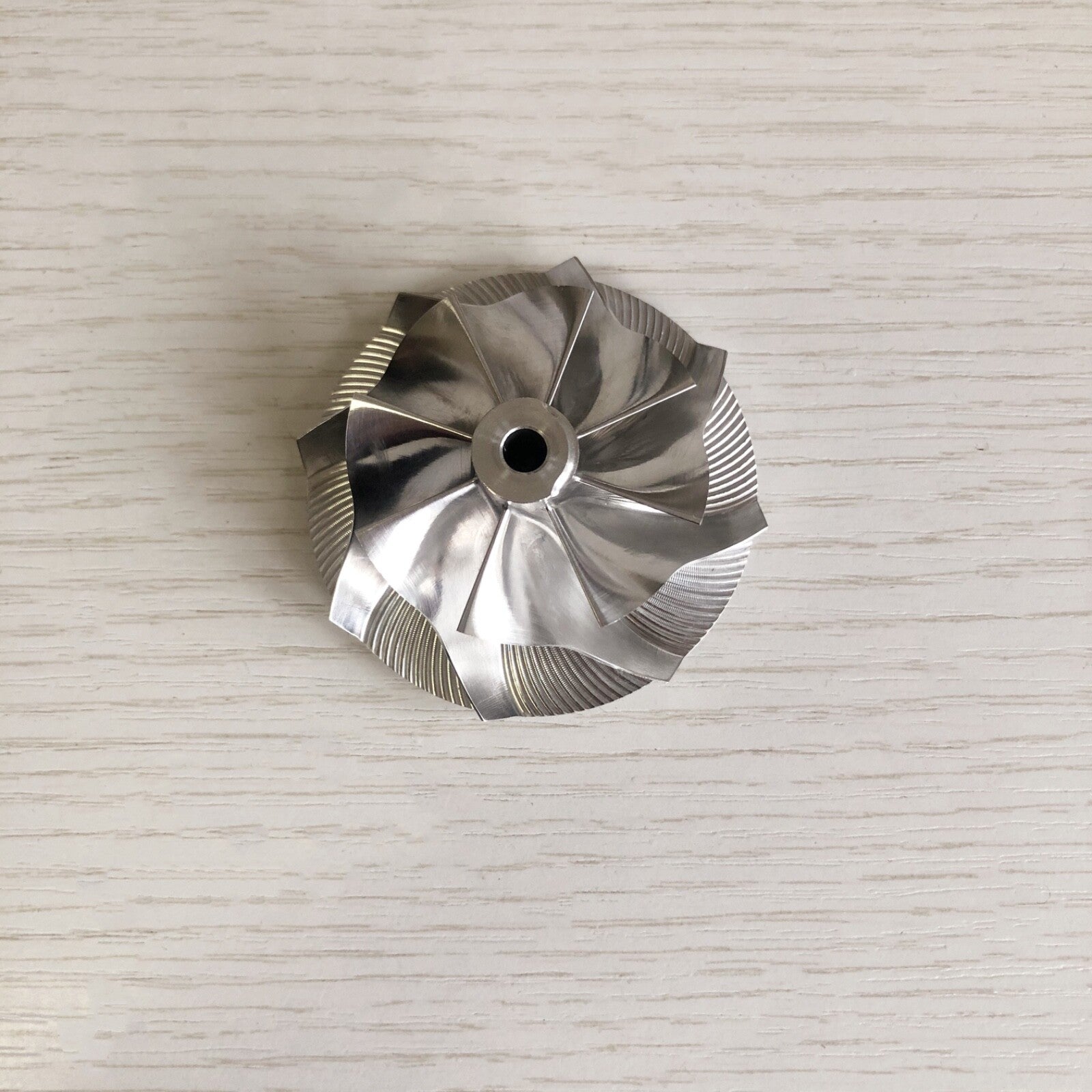 GT15-25 43.50/60.00 mm 8+0 Blade Turbocharger Blank Compressor Wheel