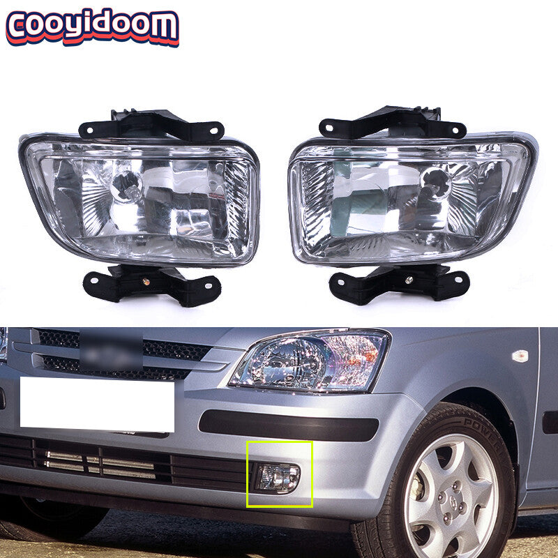 Fog lights for Hyundai Getz 2002-2005 and for Kia Morning Picanto Hatchback 2004-2007.