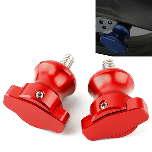 2¢ª CNC Schwingenschieber Spulen St?nderschrauben M8 f¨¹r for Honda CBR600RR 03-17 Rot