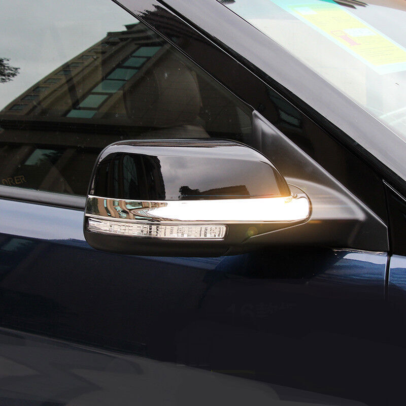 for Ford Explorer 2011-2019 Chrome Outer Side Door Mirror Strips Cover Trim ABS