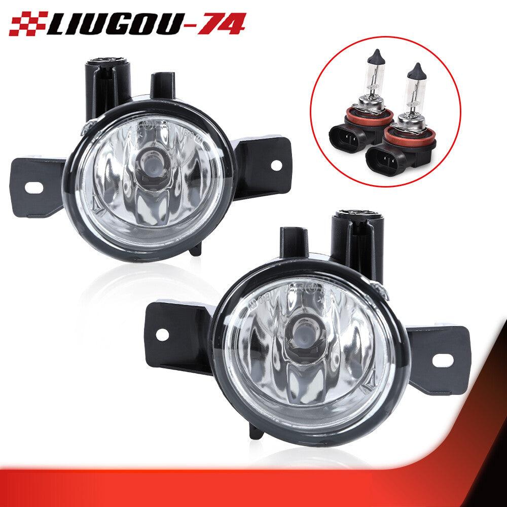 One pair of fog lights (LH+RH) suitable for BMW X6 E71 E72 (2008, 2009, 2010, 2012, 2013-).