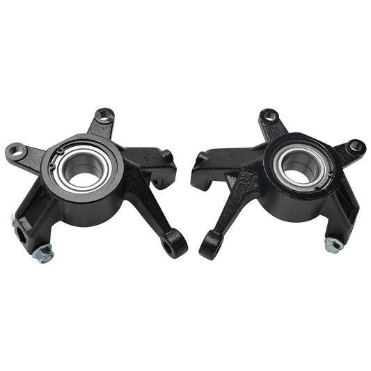 Front-wheel drive steering joint spindle suitable for DIY 4WD go-karts, all-terrain vehicles, and four-wheeled vehicles.