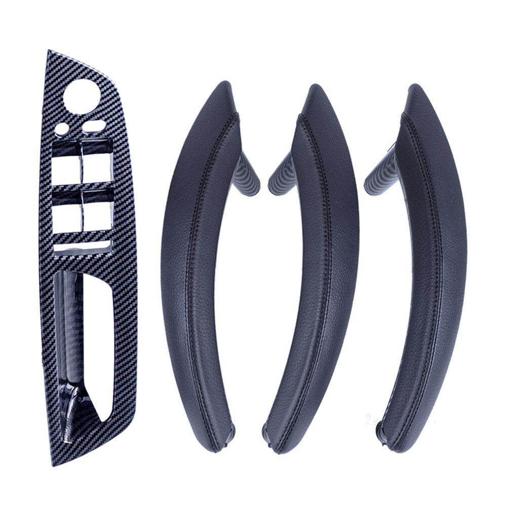 for BMW X5 E70 X6 E71 E72 LHD 7x Leather Inner Interior Door Pull Handle Trim