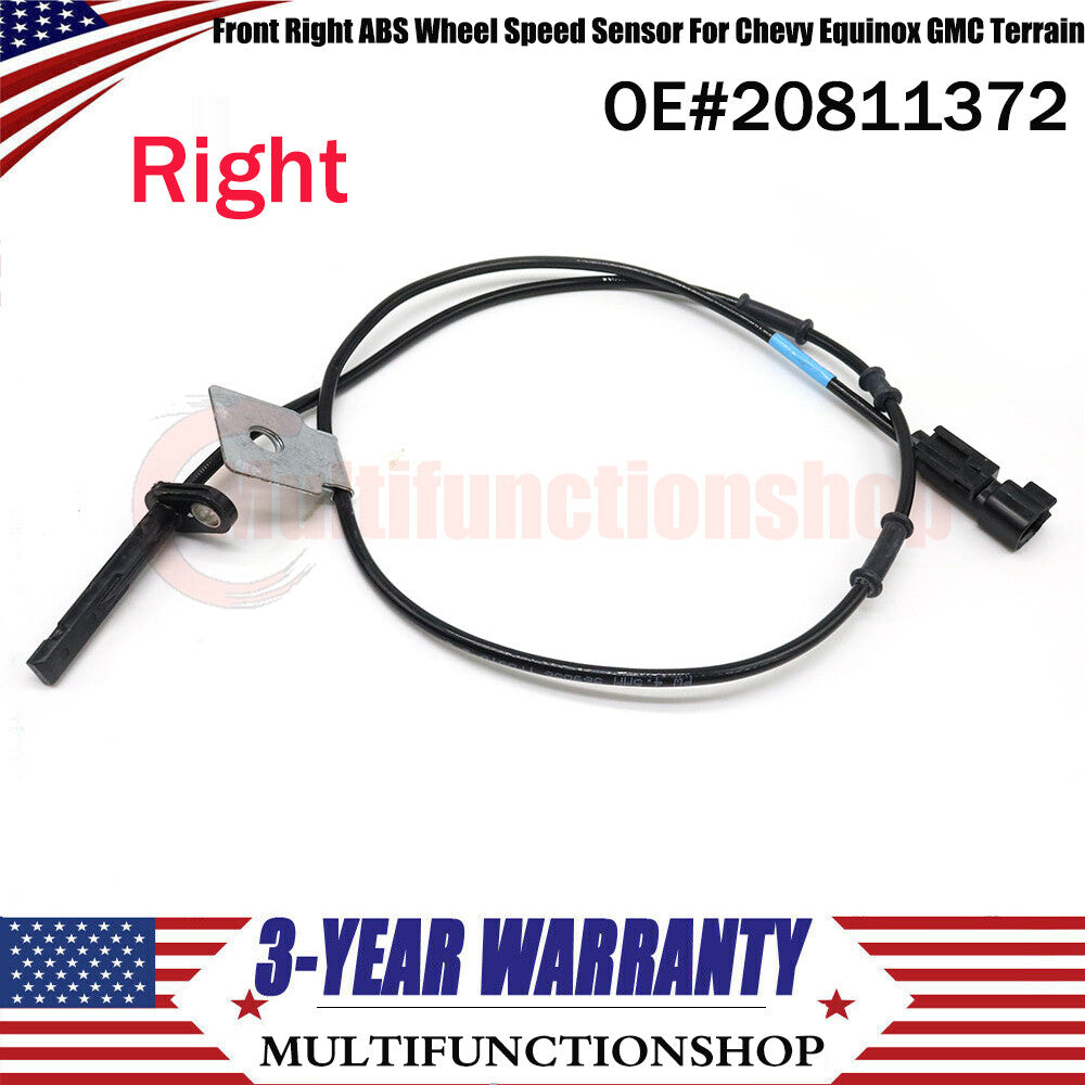 20811371 new Front Right ABS Wheel Speed Sensor for Chevrolet Equinox for GMC Terrain (USA)