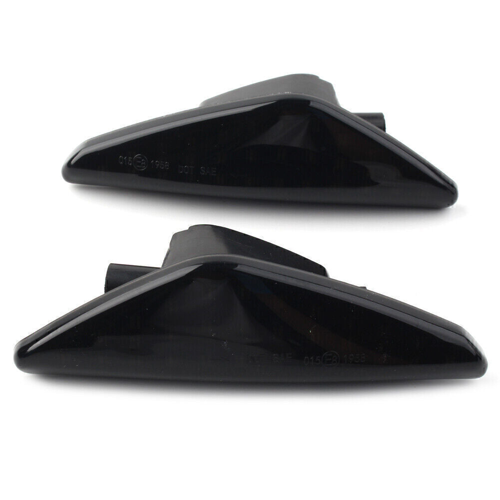 for BMW F25 E70 E71 X3 E72 X5 X6 Dynamic LED Side Marker Turn Signal Light Black
