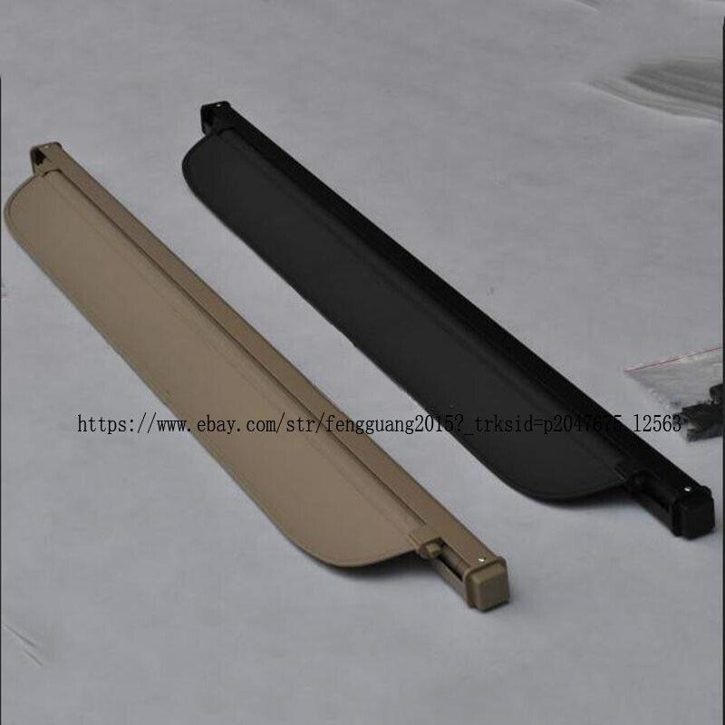 for Toyota Prado FJ120 2003-2009 Black Rear Trunk Shielding Shade Cargo Cover