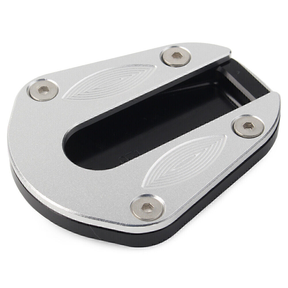 For BENELLI TRK 502 Black Support Foot Side Stand Enlarger Plate Kickstand Pad