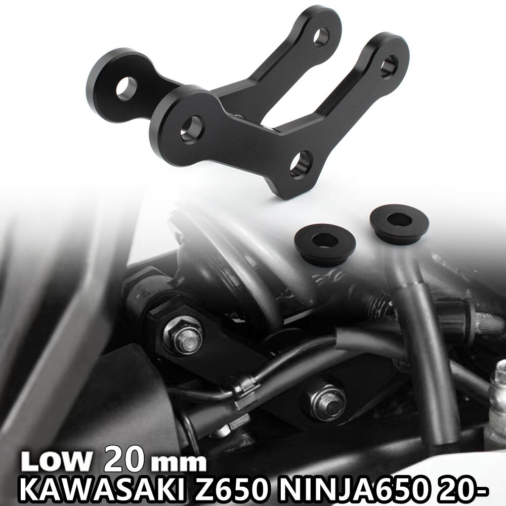 for Kawasaki NINJA650 Z650 17-23 CNC Aluminum Suspension Lowering Link Kit 20mm