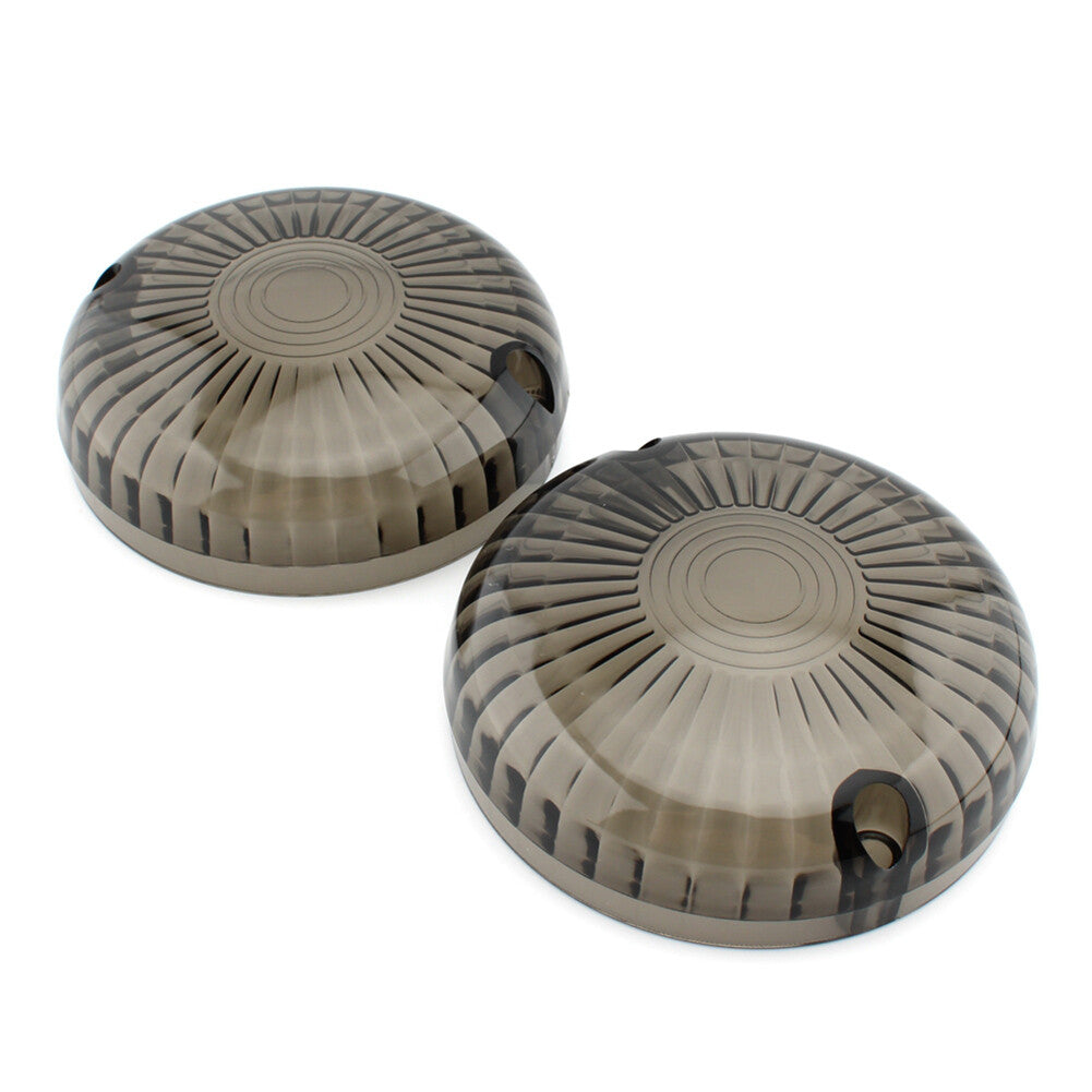 Pair Turn Signal Light Lamp Lens Cover Fit for Yamaha V Star 650 1100 Vmax Smoke