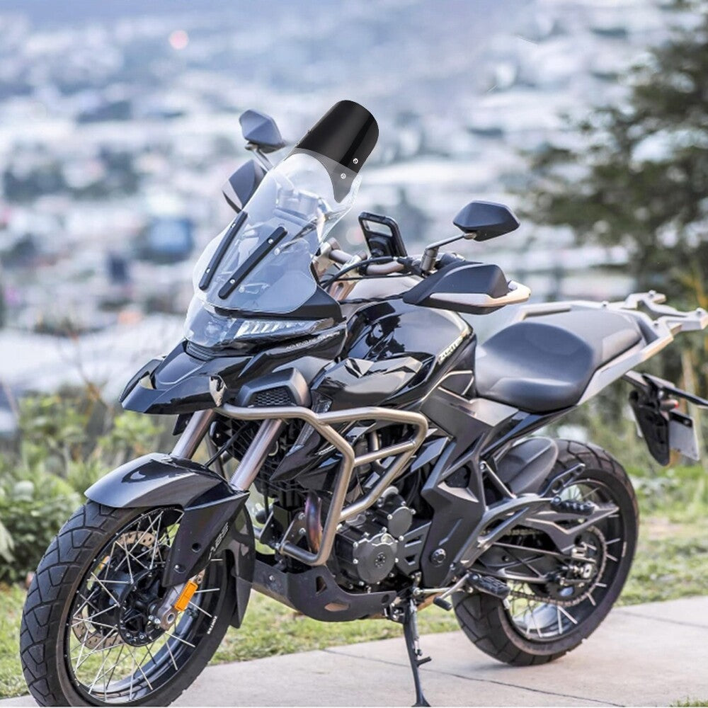 Universal Motorcycle Windshield Extension Airflow Windscreen Wind Deflector BL
