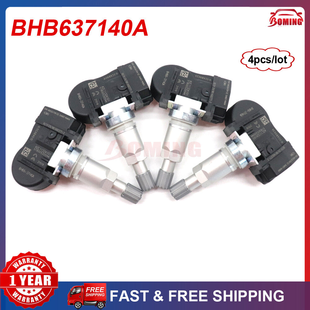 4pcs New TPMS Tire Pressure Monitor Sensor Fits for Mazda MX-5 Miata BHB637140A