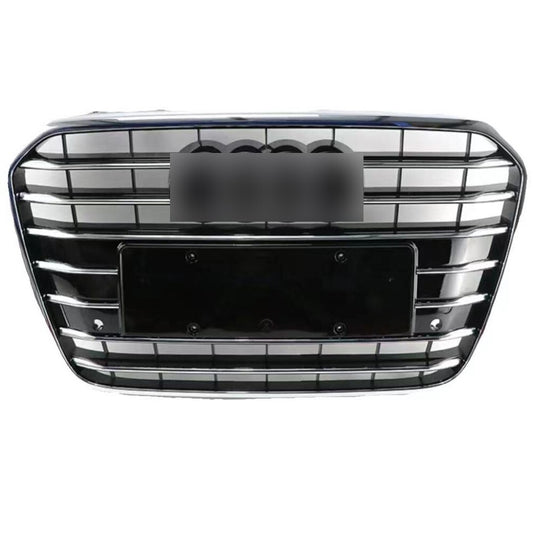 Front Grille Bumper Mesh Grill Fit for Audi A6 C7 2012 13 2014 2015 New Silver