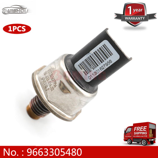 Fuel rail high-pressure sensor for Ford C-Max, Focus, Mondeo, S-Max 9663305480