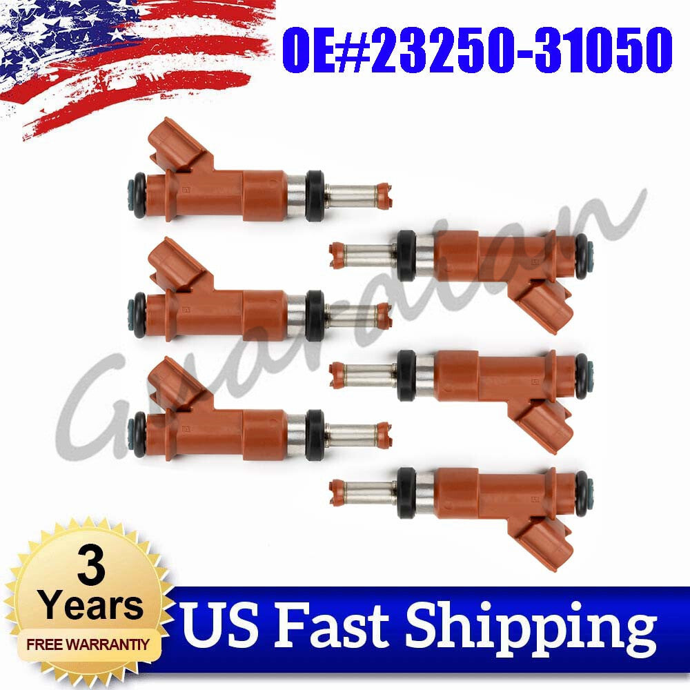 6-pack 23250-31050 fuel injectors suitable for Toyota for Camry Highlander, for Lexus ES350, RX330