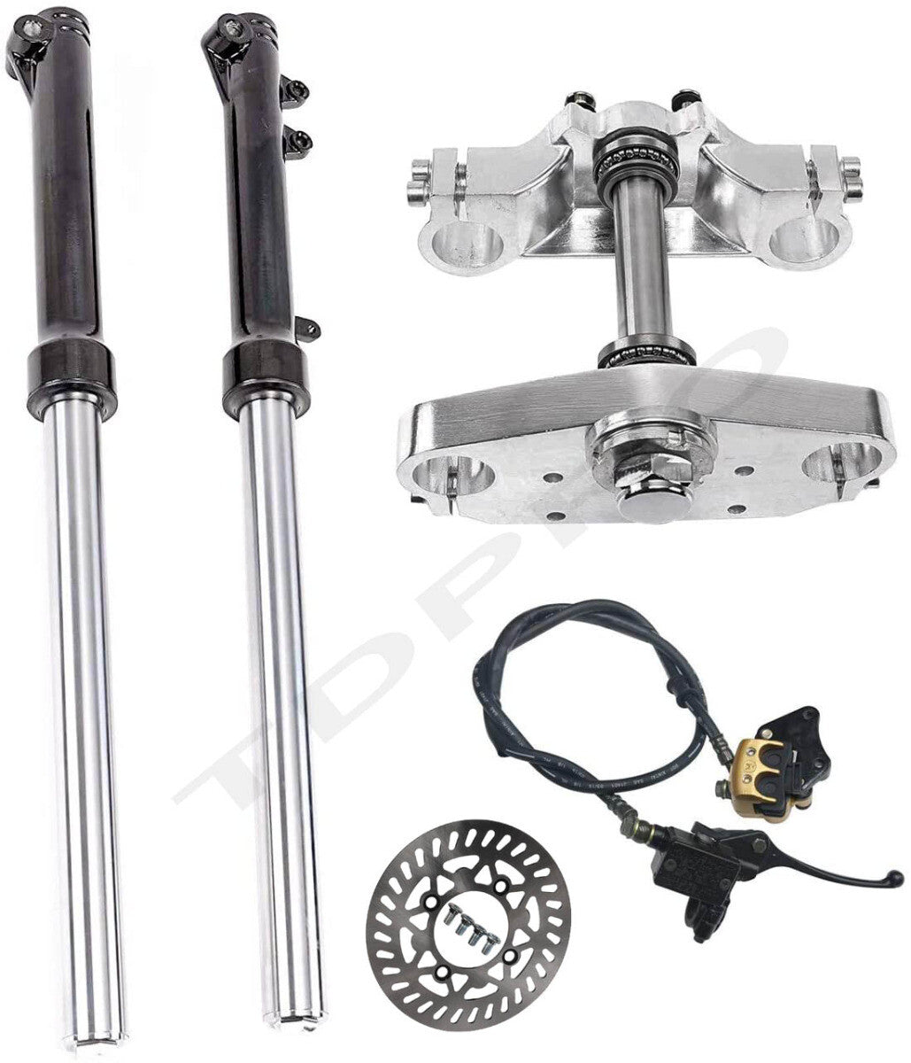 630mm Front Fork Shock Triple Tree Brake Thumpstar 70 110cc 125cc Pit Dirt Bike