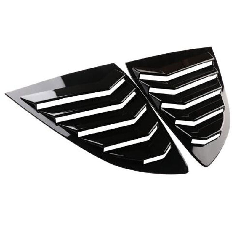 for Honda CR-V CRV 18-2022 Gloss Black ABS Side Vent Window Scoop Louver Trim 2X
