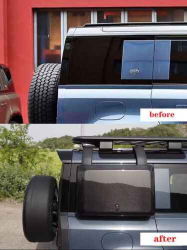 Carrier Case Side Mount Tool Box Dry Carbon Fiber for Land Rover for Defender 20-23