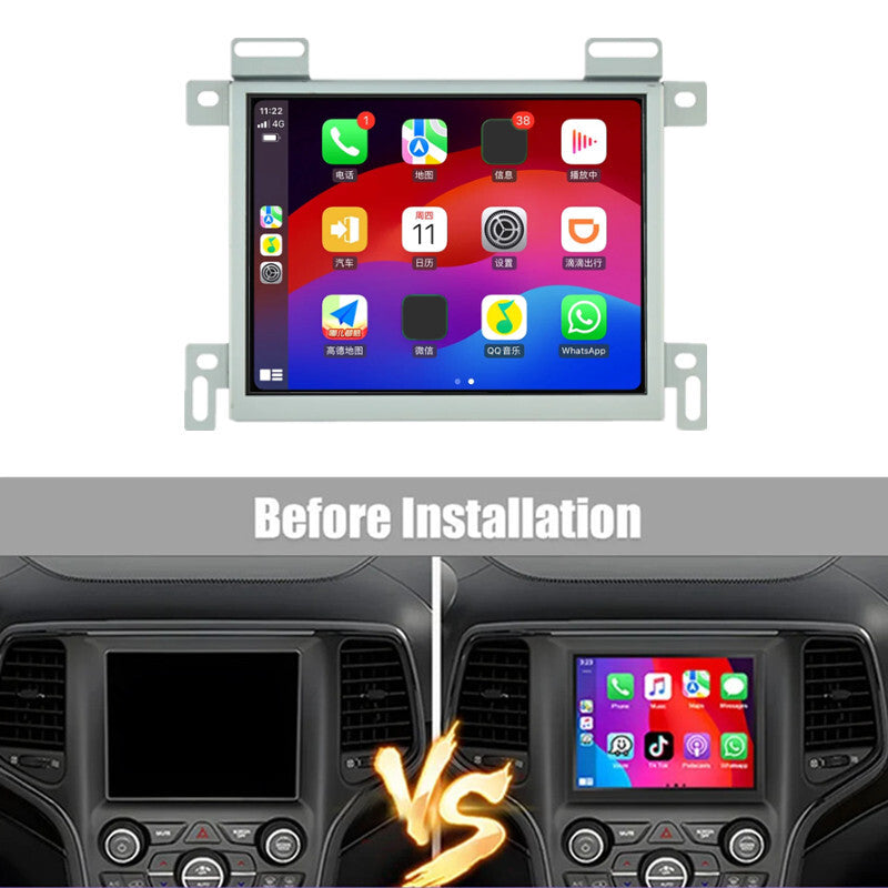 Car Radio 8.4 Android13 GPS Navigation Bluetooth Carplay for Dodge for Jeep Grand
