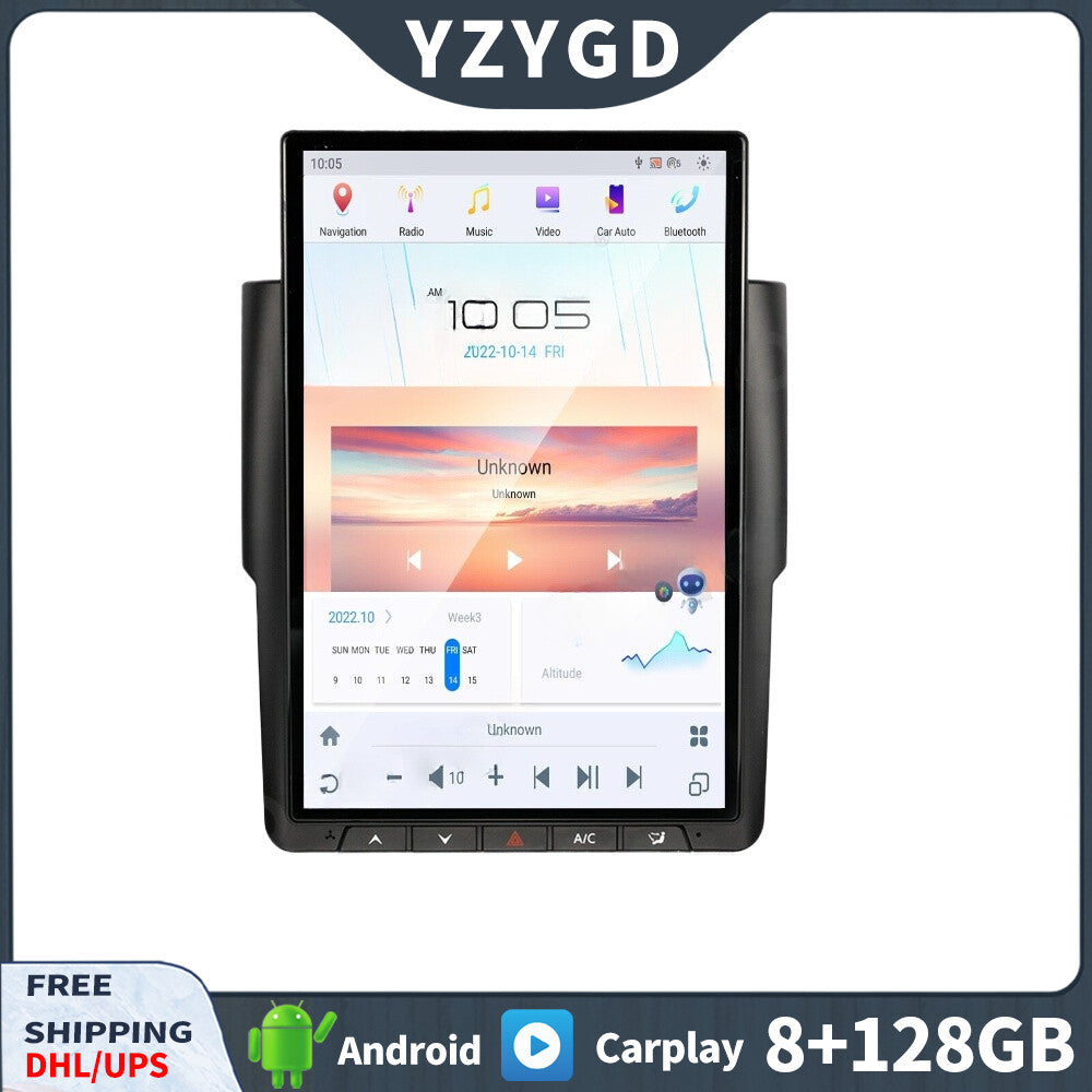 for Dodge for Ram 1500 2500 3500 2013-2018 Stereo Android CarPlay Car Radio GPS Navi