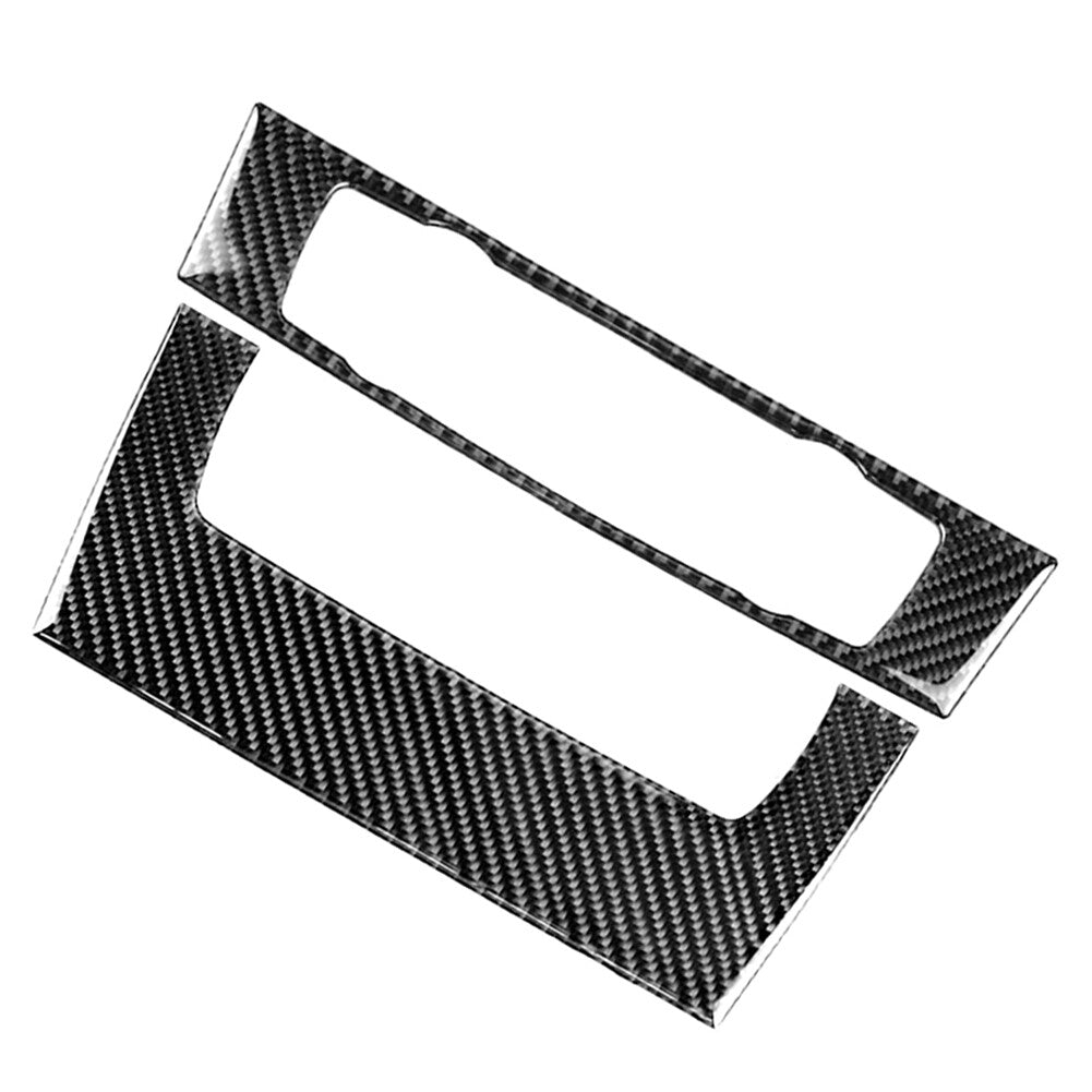Carbon Fiber Console CD Panel Cover Trim for BMW 3 Series E90 E92 E93 2005-2012