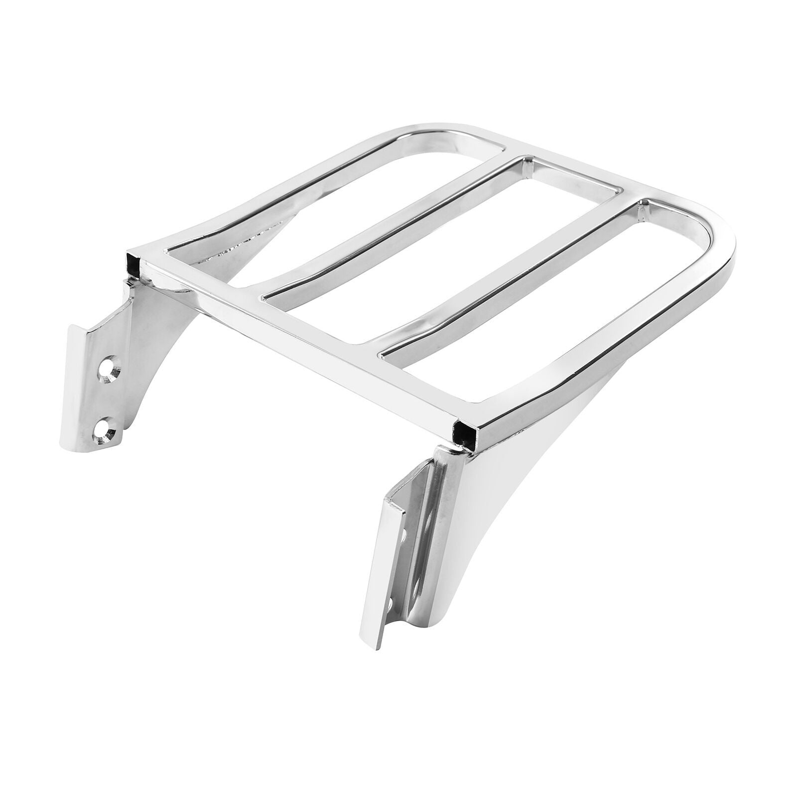 Chrome Sissy Bar Backrest Luggage Rack for Harley Softail Sportster 883 1200 XL