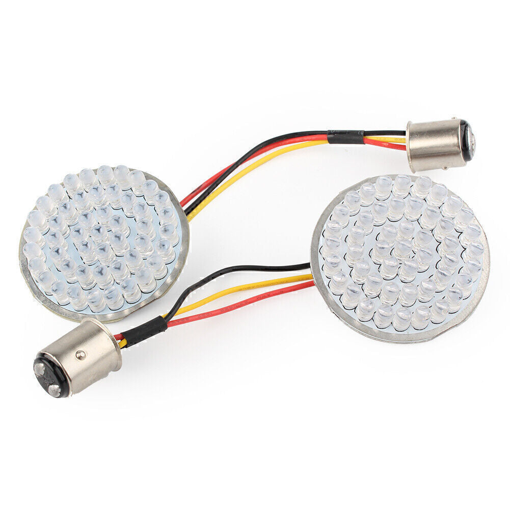 2 Style LED Turn Signal Light Insert Bulb Fit for Harley Touring Cafe Racer