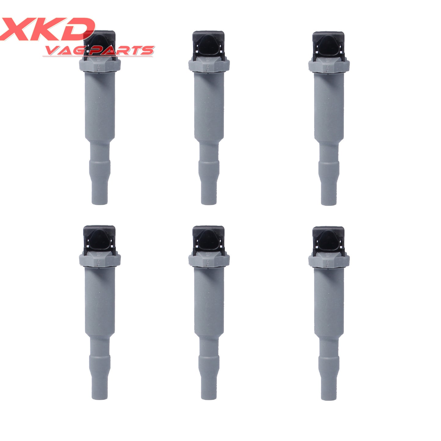 6-Piece Gray Ignition Coil Kit for BMW 325i, 525i, 330i, 530i, 530xi N52 2137548553