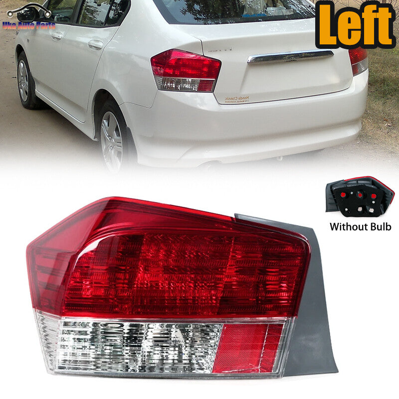 Left Side Rear Tail Light Rear Brake Lamp NO Bulb for Honda City 2008-2011