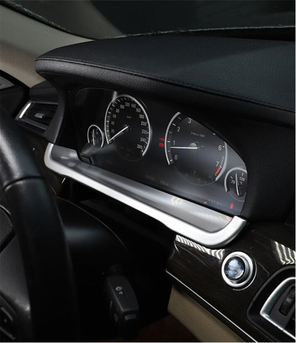 Silver ABS Dashboard Lower Panel Trim for BMW 5 Series F10 2011-2017 Accessories