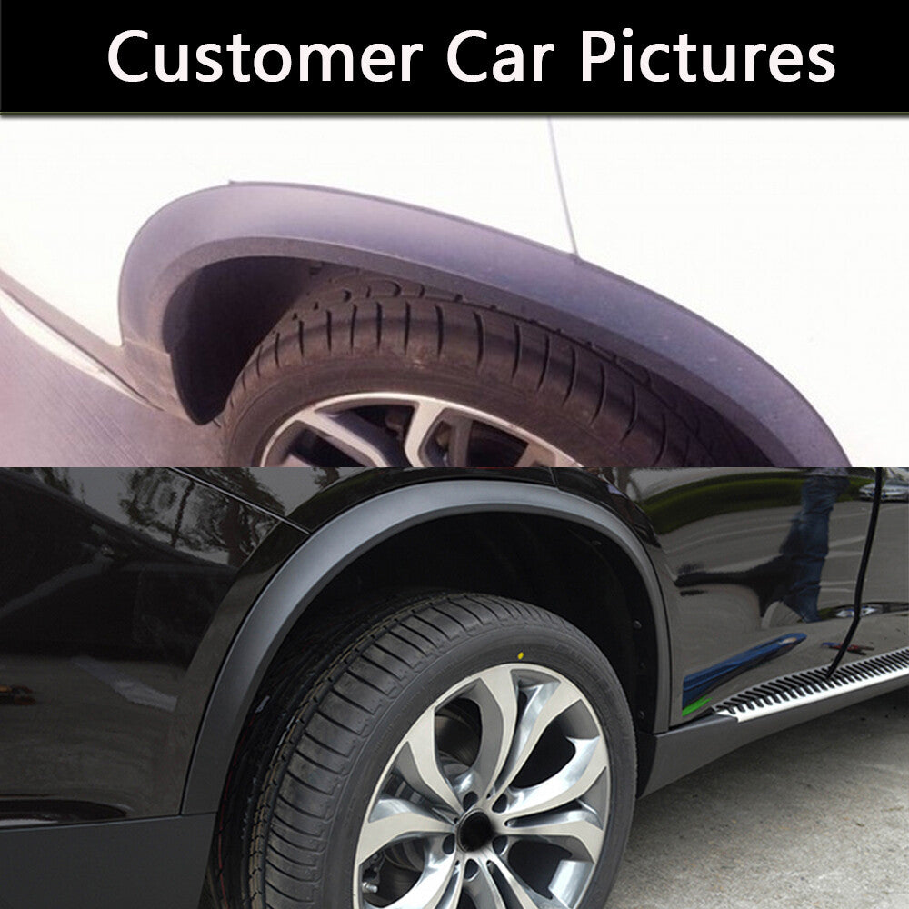 4PCS Wheel Arch Side Fender Flare Cover Molding Trim for BMW X5 E70 2007-2013
