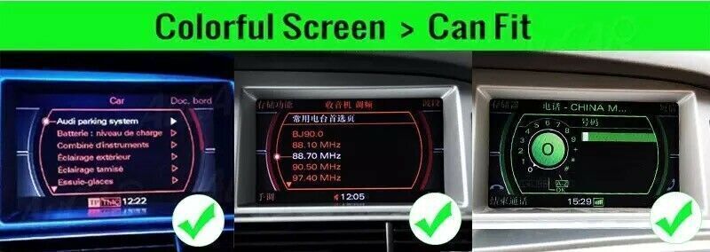 Monitor MMI for Audi A6 C6 S6 4G Radio GPS Android Car Multimedia Player Stereo
