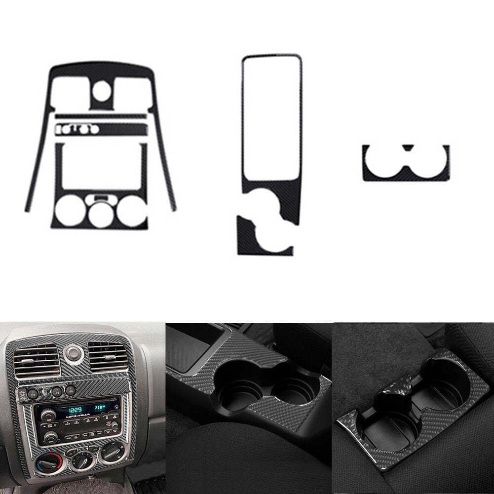 27Pcs Carbon Fiber 4Door Dash Cover Trim Kit For Colorado 2004-12/ for Canyon 2005-12