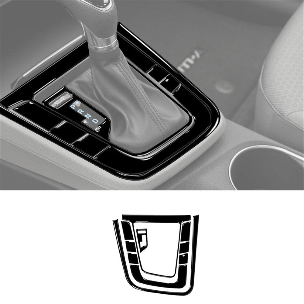 Piano Black Interior Gear Shift Panel Cover Trim for Hyundai for Elantra 2016-2018
