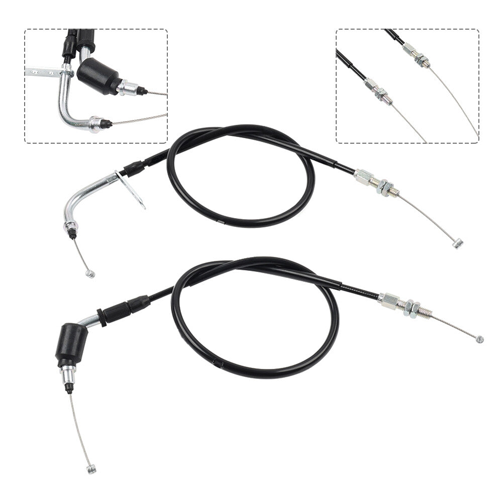 Throttle Cable Wire Line Linkage Black for Suzuki GSXR1000 2009-2016