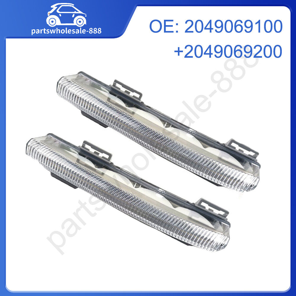 1 Pair ( L+ R ) LED Daytime Running Light Fog lights for Mercedes-Benz A B CLASS