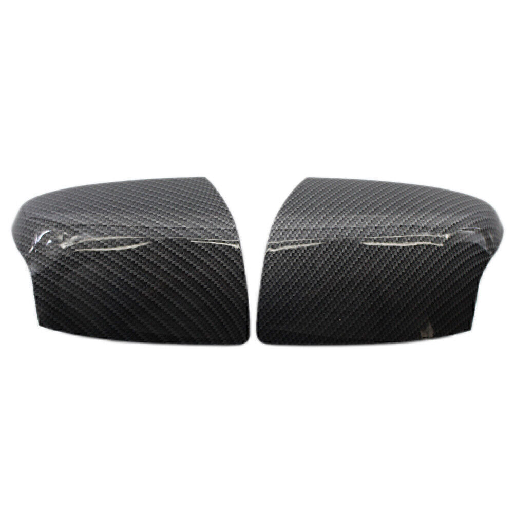 Wing Door Mirror Cover Cap Replacement Carbon Fiber Style Fit for Ford Focus 05-2008