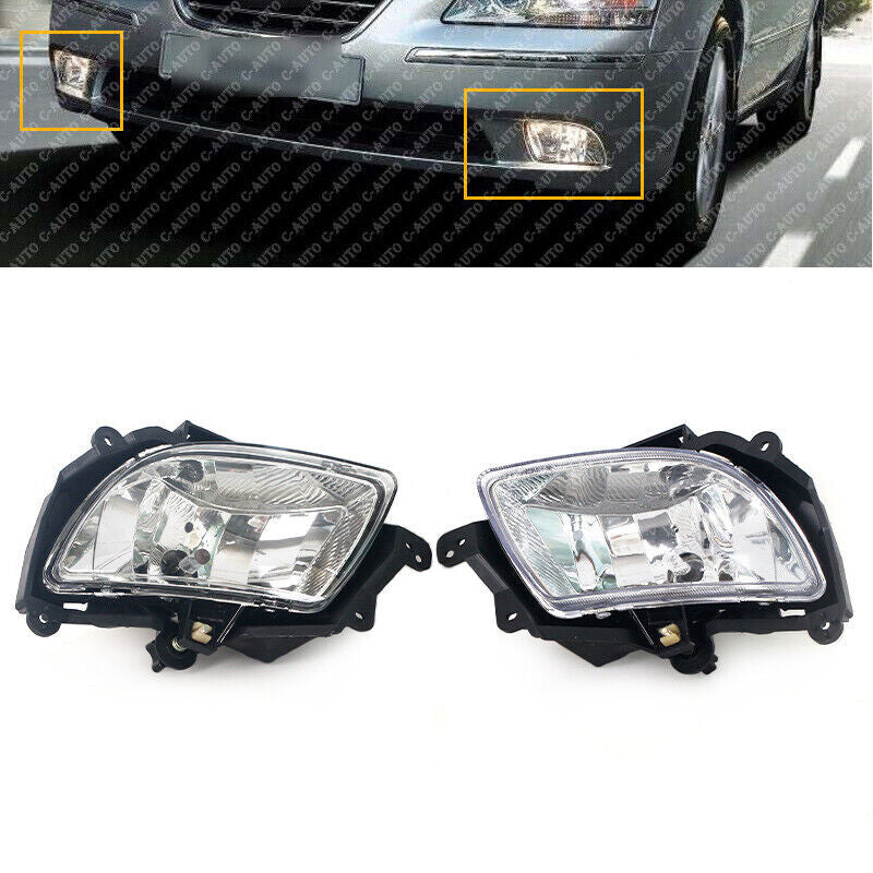 for Hyundai Sonata NF Ser 2 2008-2010 Pair Front bumper Fog Lamps driving light