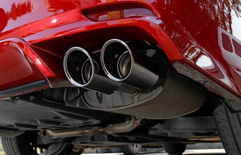 For 2018-2023 for Toyota for Camry 4P Bright Black Rear Exhaust Pipe Tail Muffler Tips